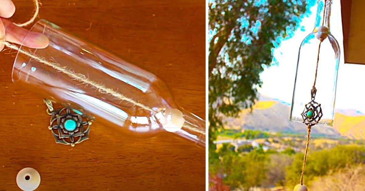 How To Make A Wine Bottle Wind Chime