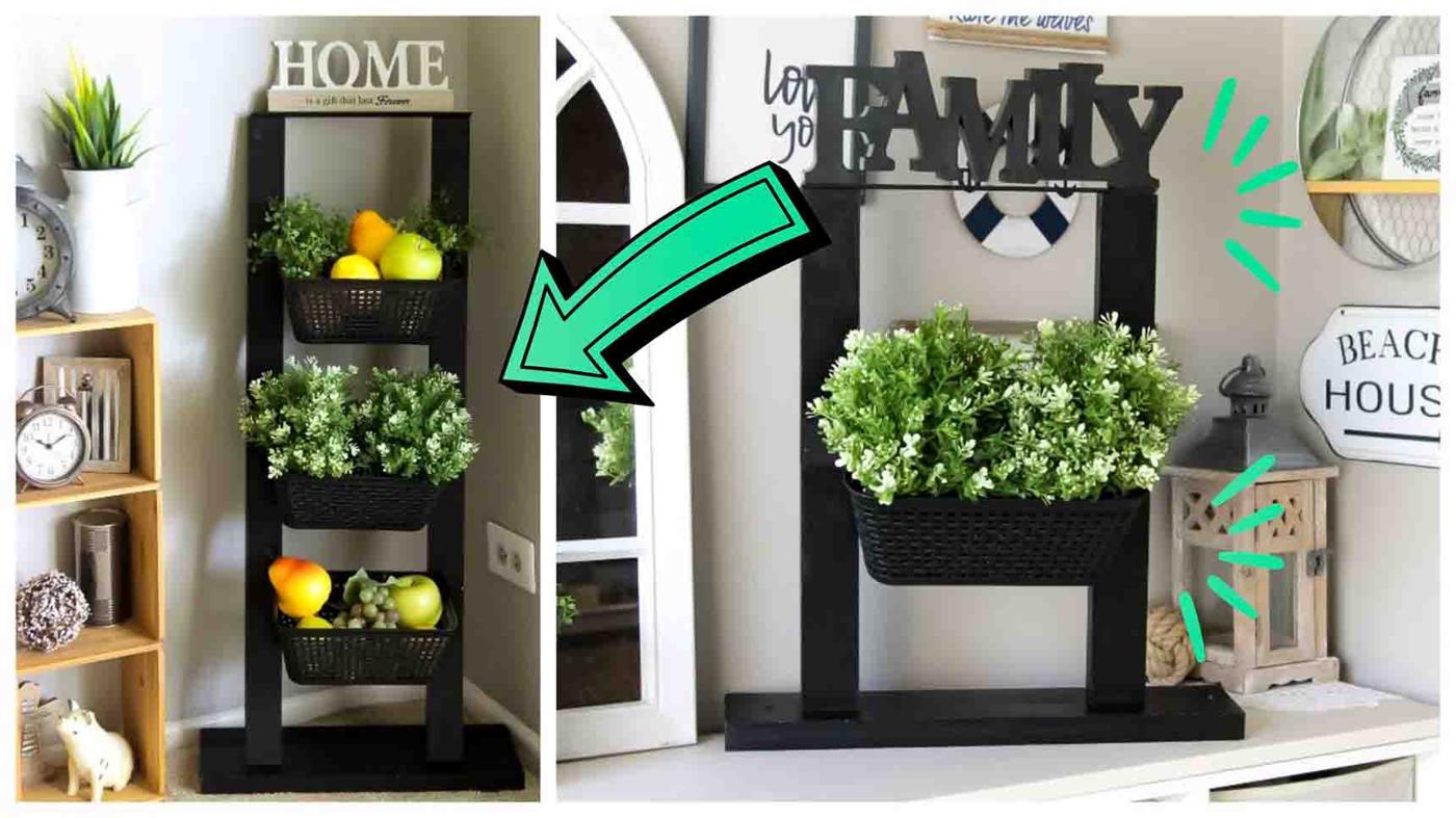 Dollar Tree Basket Organizer Tutorial