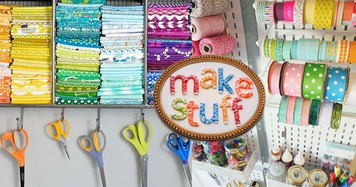 51 DIY Ideas For The Craft Room