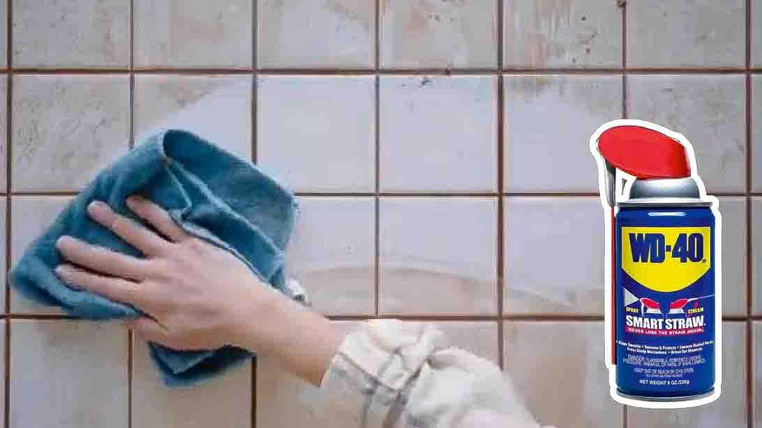 How to Clean a Tile Shower with WD-40