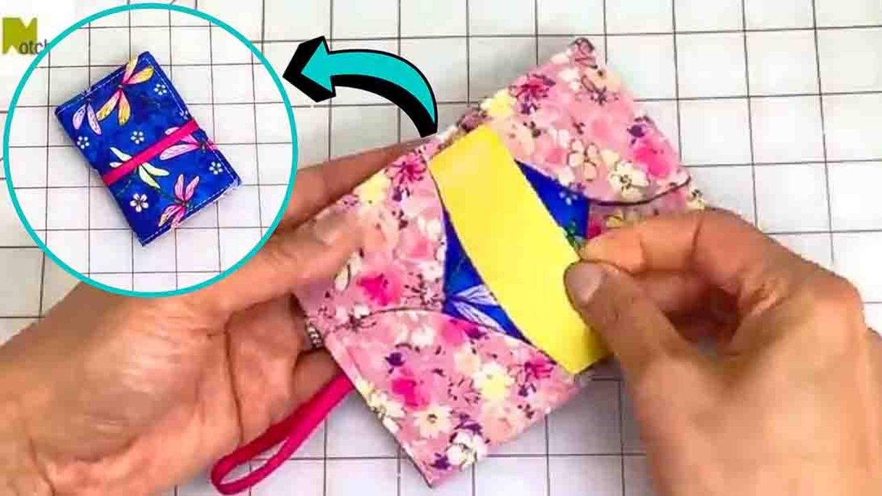 DIY Gift Bag with 2 Pieces of Fabric Only