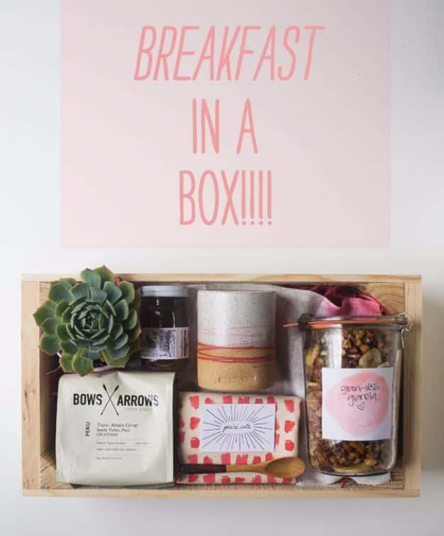 Breakfast In A Box, a mothers day gift idea, a sweet handmade gift idea and a favorite worth repeating