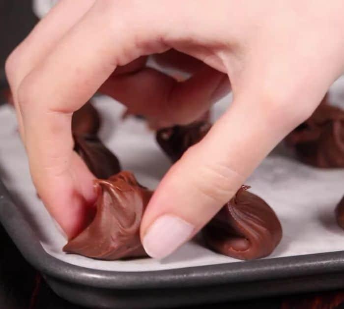 Chocolate Crinkle Nutella Cookies Recipe