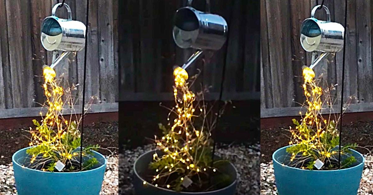 How To Make Watering Can LED Cascading Lights