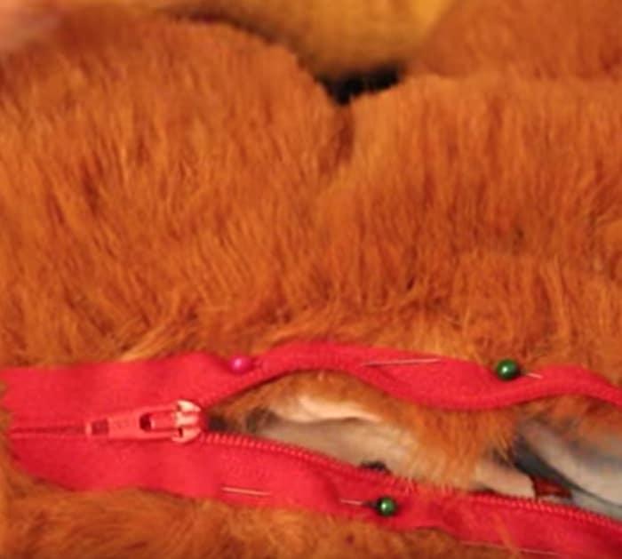 Cheap Easy Furry Teddy Bear Backpack
