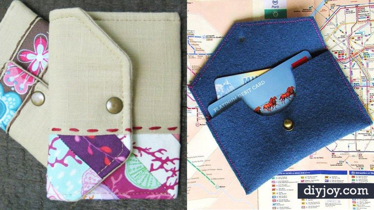 25 DIY Wallets to Sew, Fold and Stitch Yourself
