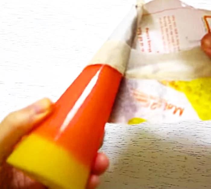 Candy Corn Art - Fall Decor - Dollar Tree DIY