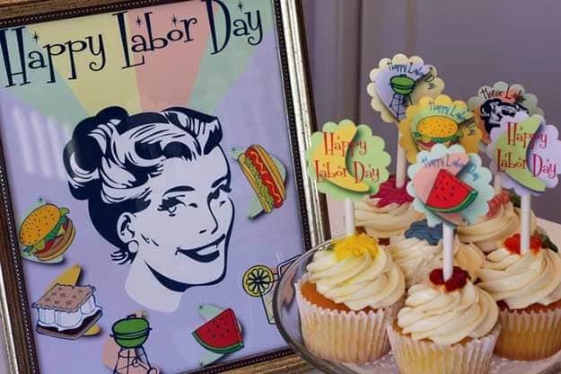 Labor Day Party DIY Decor Ideas - Retro Labor Day Free Printables - DIY Projects & Crafts by Sueeye at