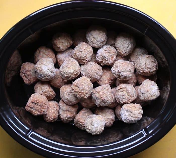 3-Ingredient Slow Cooker Barbecue Meatballs Ingredients