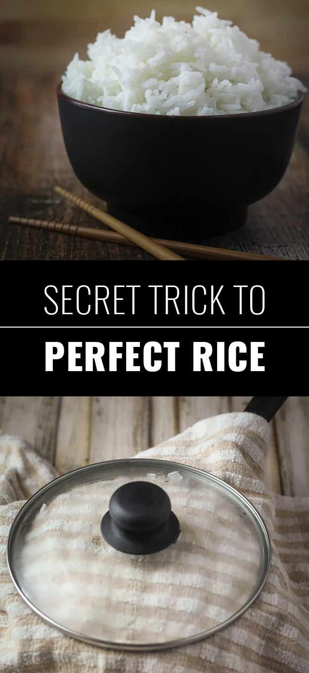 Secret Trick To Perfect Rice, a simple kitchen hack worth trying tonight and worth adding to the regular routine