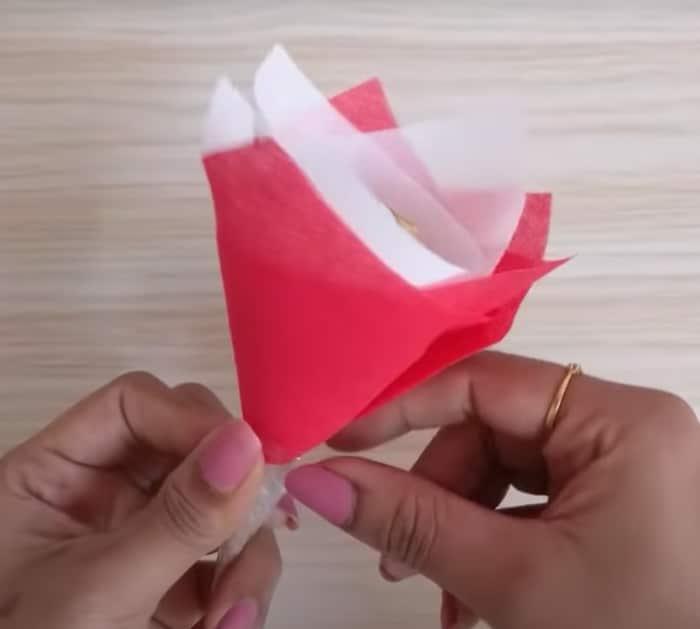 steps to make chocolate bouquet for valentines