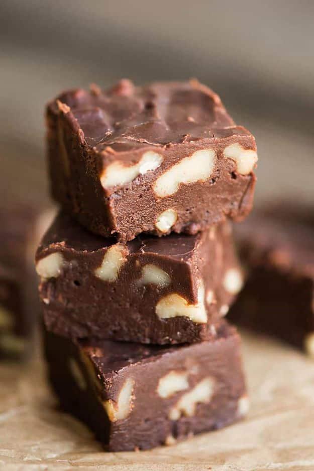 Quick Dessert Recipes - Five Minute Microwave Fudge Recipe - Fast Desserts to Make In Minutes - Sweet Treats, Cookies, Cake and Snack Ideas
