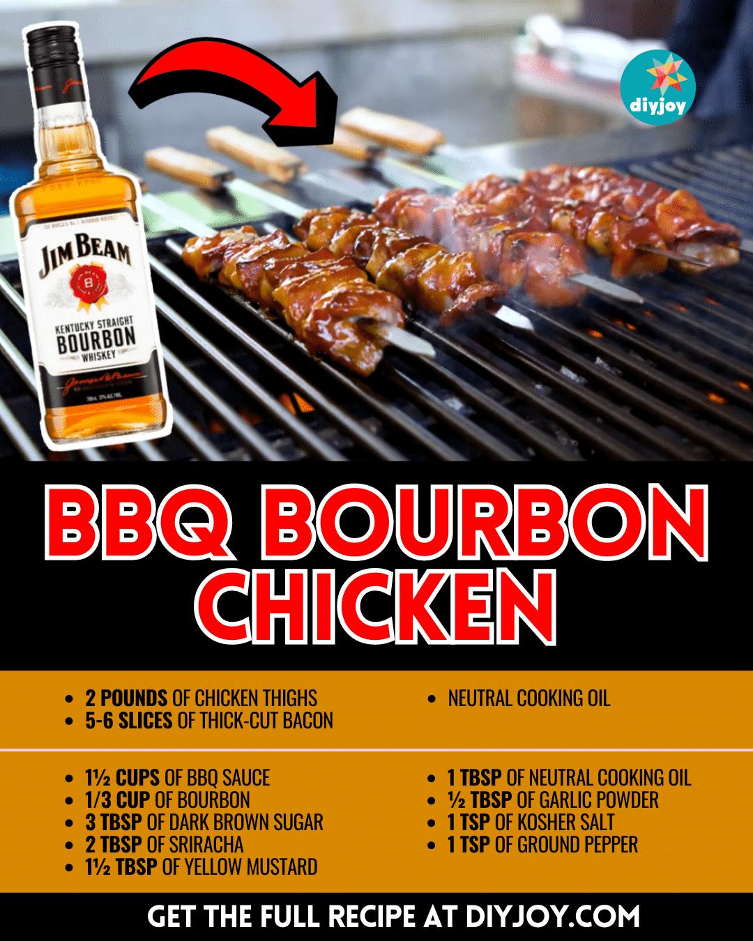 Easy BBQ Bourbon Chicken Recipe