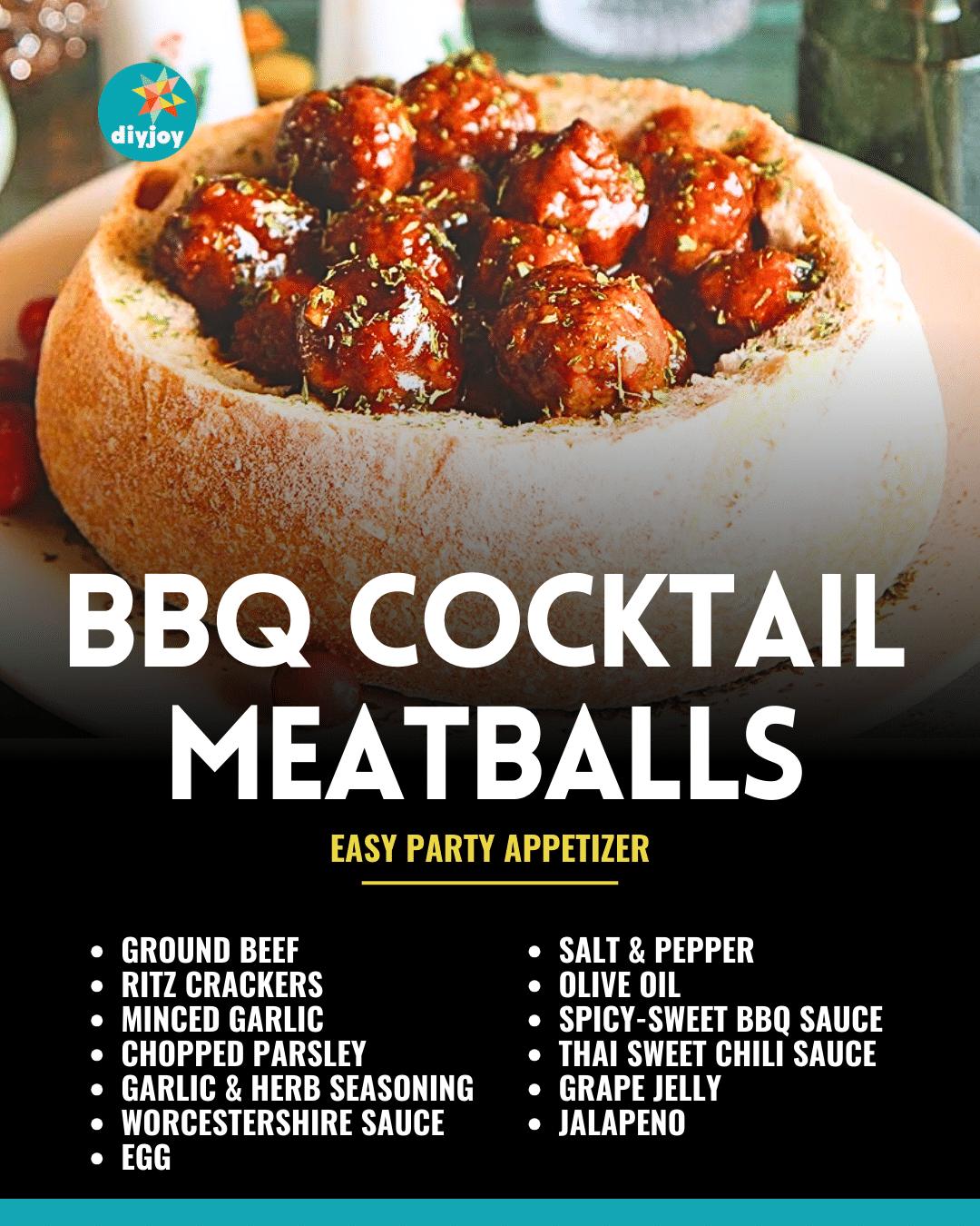 Easy BBQ Cocktail Meatballs Recipe