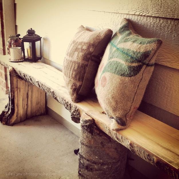 DIY Outdoor Burlap Pillows, a popular choice on this list and a budget friendly project made from stuff headed for the bin