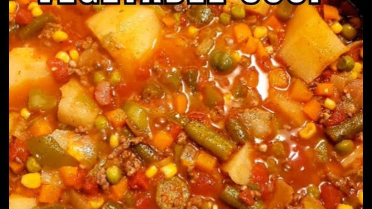 Grandma Hamburger Vegetable Soup