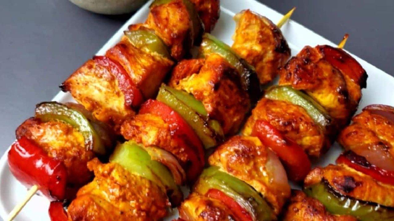 Pan-Fried Chicken Skewers Recipe