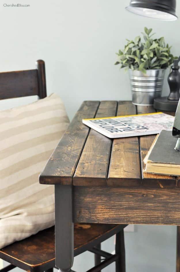 Get a Farmhouse Style Finish, easy to fit into a free afternoon and something that looks far pricier than it was