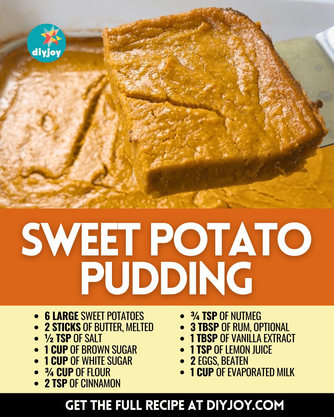 Grandma's Sweet Potato Pudding recipe
