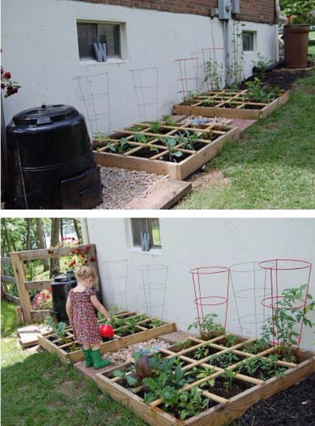 Square Foot Garden Bed, a raised garden bed idea worth trying this season and a popular pick from this roundup