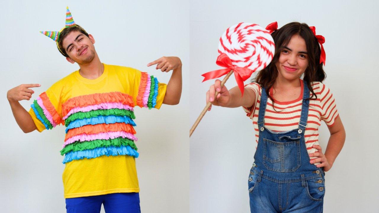DIY Piñata and Candy Costume