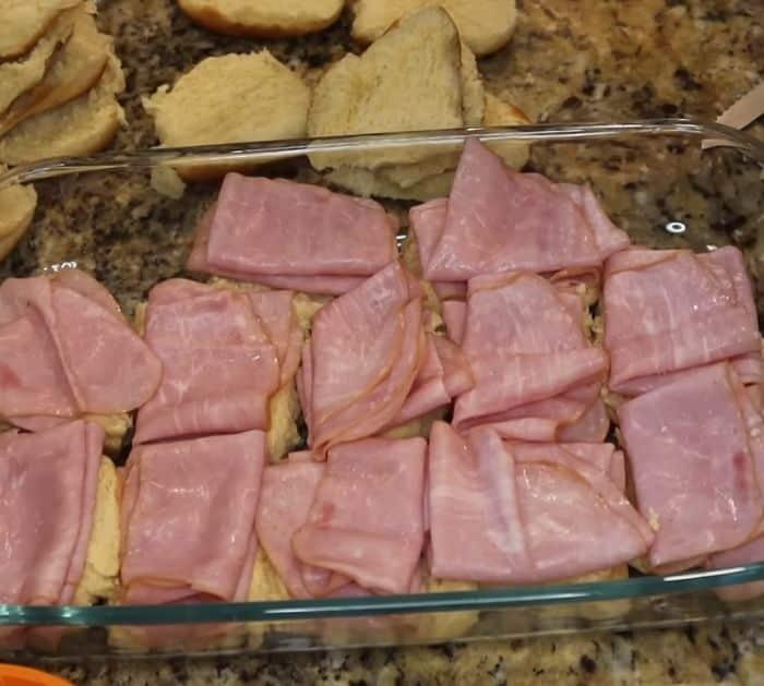 Buttery and Savory Ham Cheese Sliders Ingredients