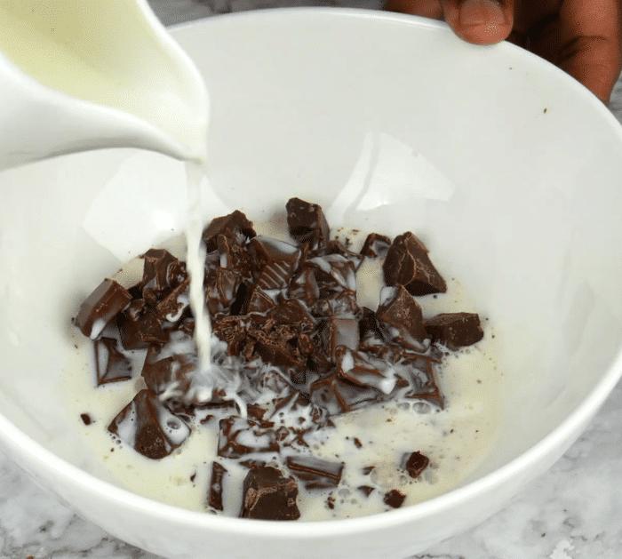 Ingredients for Baileys Chocolate Parfait