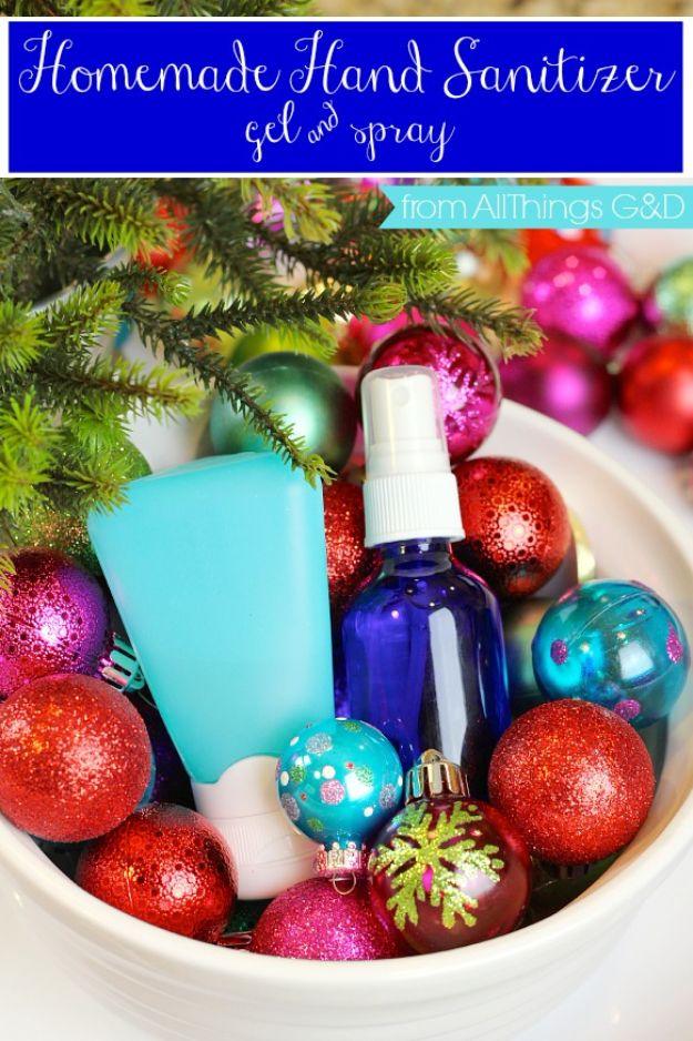 DIY Essential Oil Recipes and Ideas - Thieves Homemade Hand Sanitizer - Cool Recipes, Crafts and Home Decor to Make With Essential Oil - Diffuser Projects, Roll On Prodicts for Ski