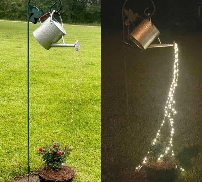 How To Make DIY Watering Can With Lights