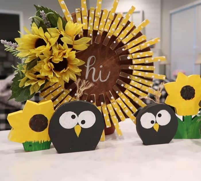 Easy DIY Dollar Tree Sunflower Project Ideas