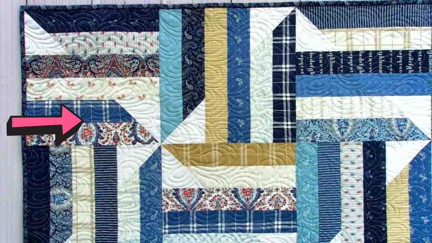 Easy Jelly Roll Baby Quilt Tutorial
