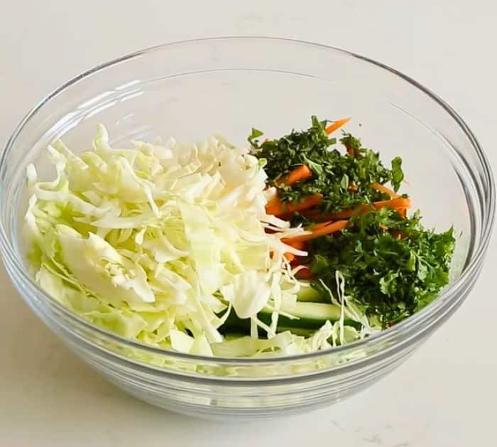 Asian Noodle Salad Ingredients