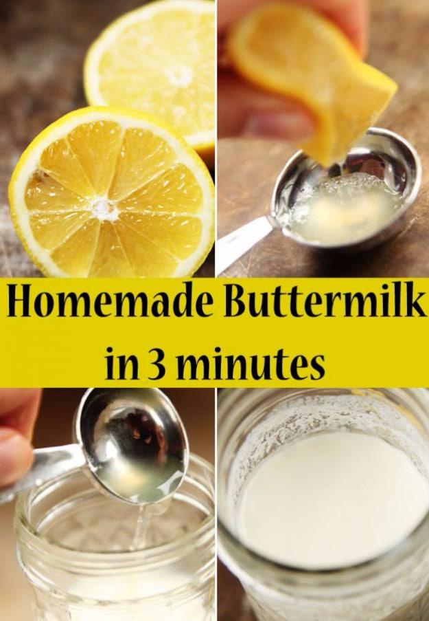 Make Your Own Buttermilk, budget friendly next to buying a single use gadget and a habit worth passing along to a friend