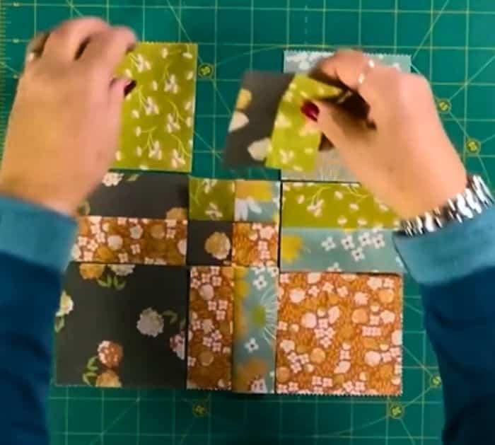 Magic Four Patch Quilt Block Pattern