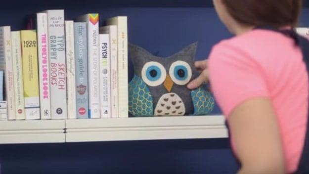 DIY Owl Bookends, forgiving of small mistakes along the way and a keepsake worth handing down for years