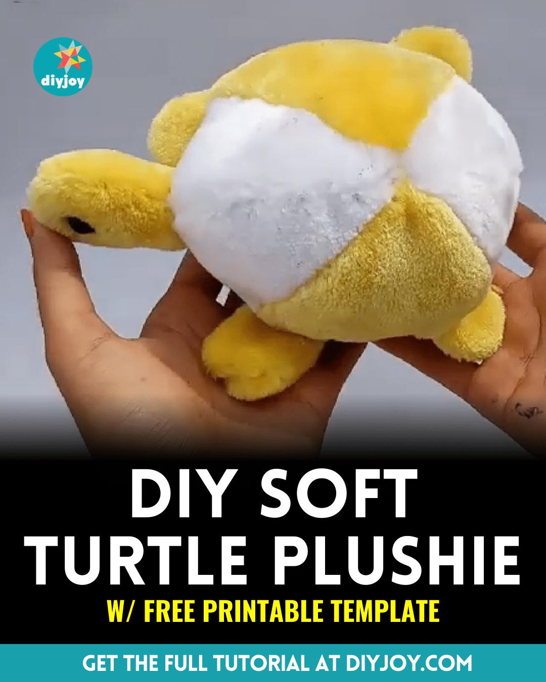 How To Make A DIY Soft Turtle Plushie