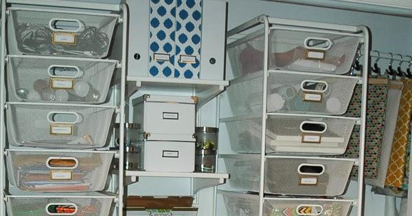 Organized Craft Closet Shelving, a solution that looks far pricier than it is and a handy idea worth trying soon