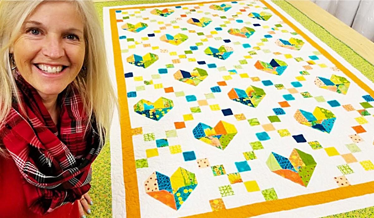 Valentine’s Day Heart Quilt With Donna Jordan