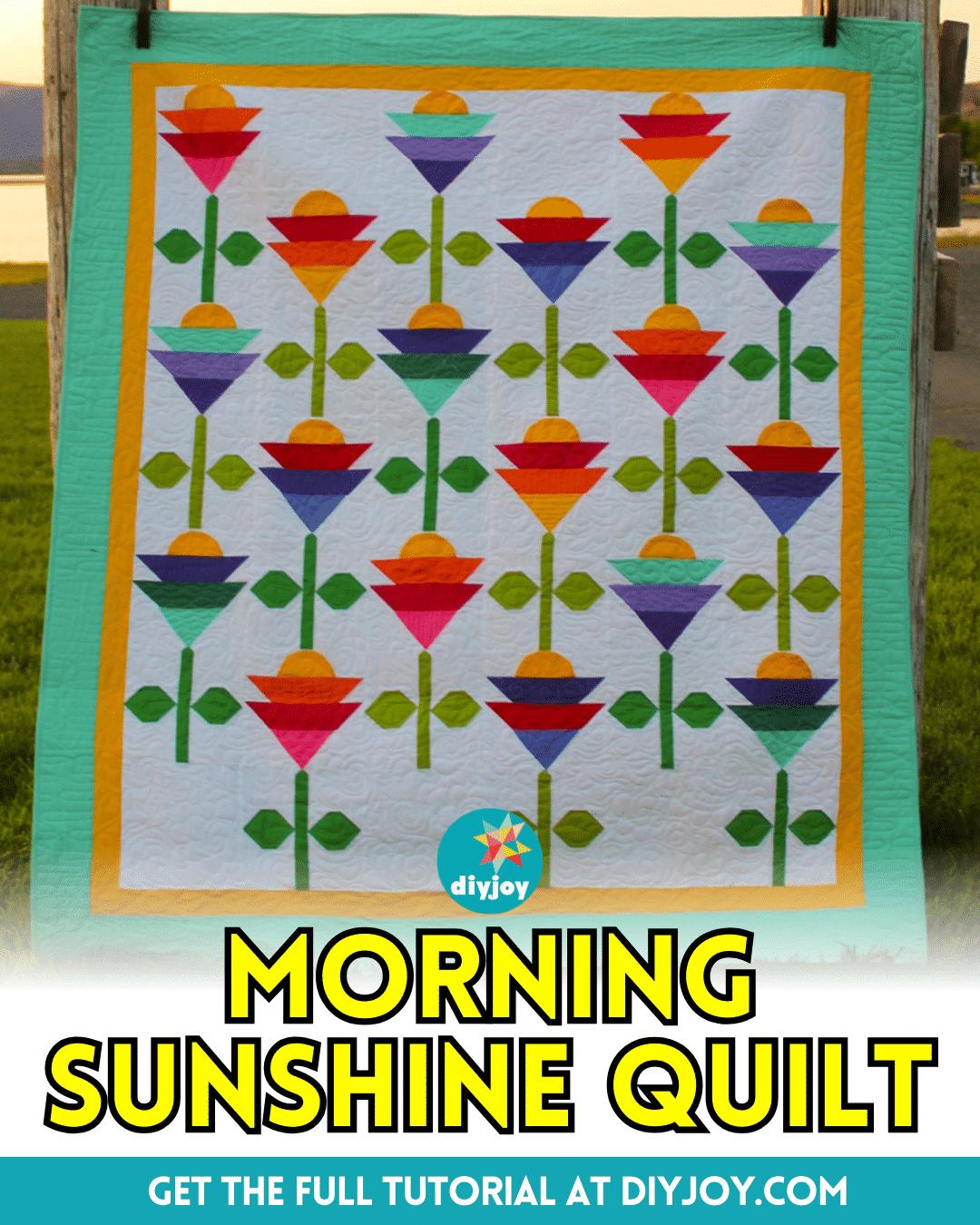 Easy Morning Sunshine Quilt Tutorial