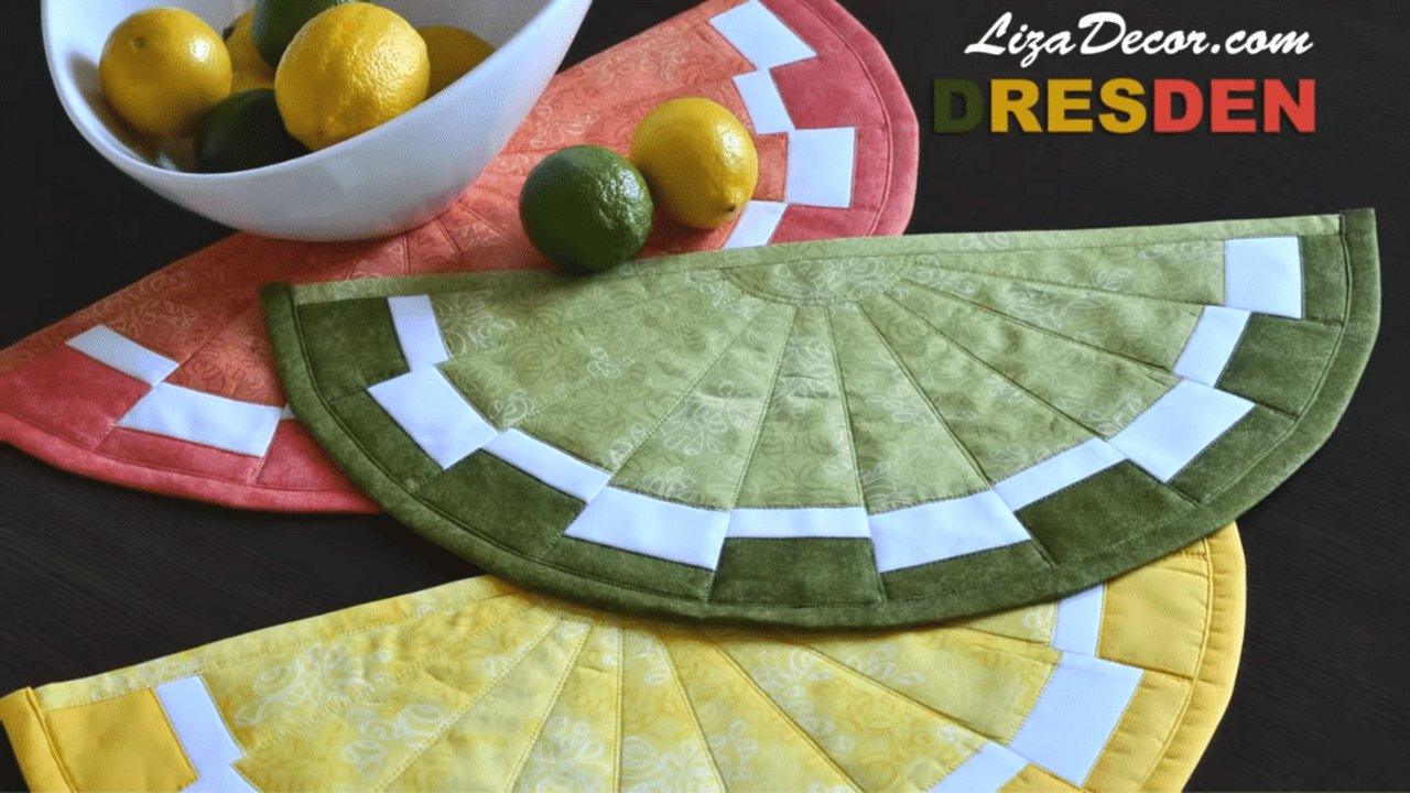 Fruit Quilt Placemat Tutorial