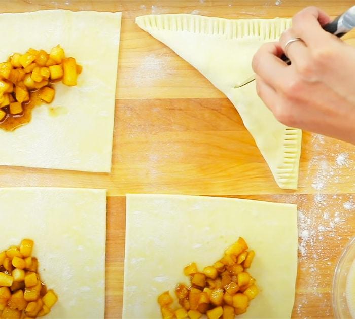 Use Puff Pastry To Make Apple Turnovers - Quick and Easy Fall Desserts - Simple Recipes