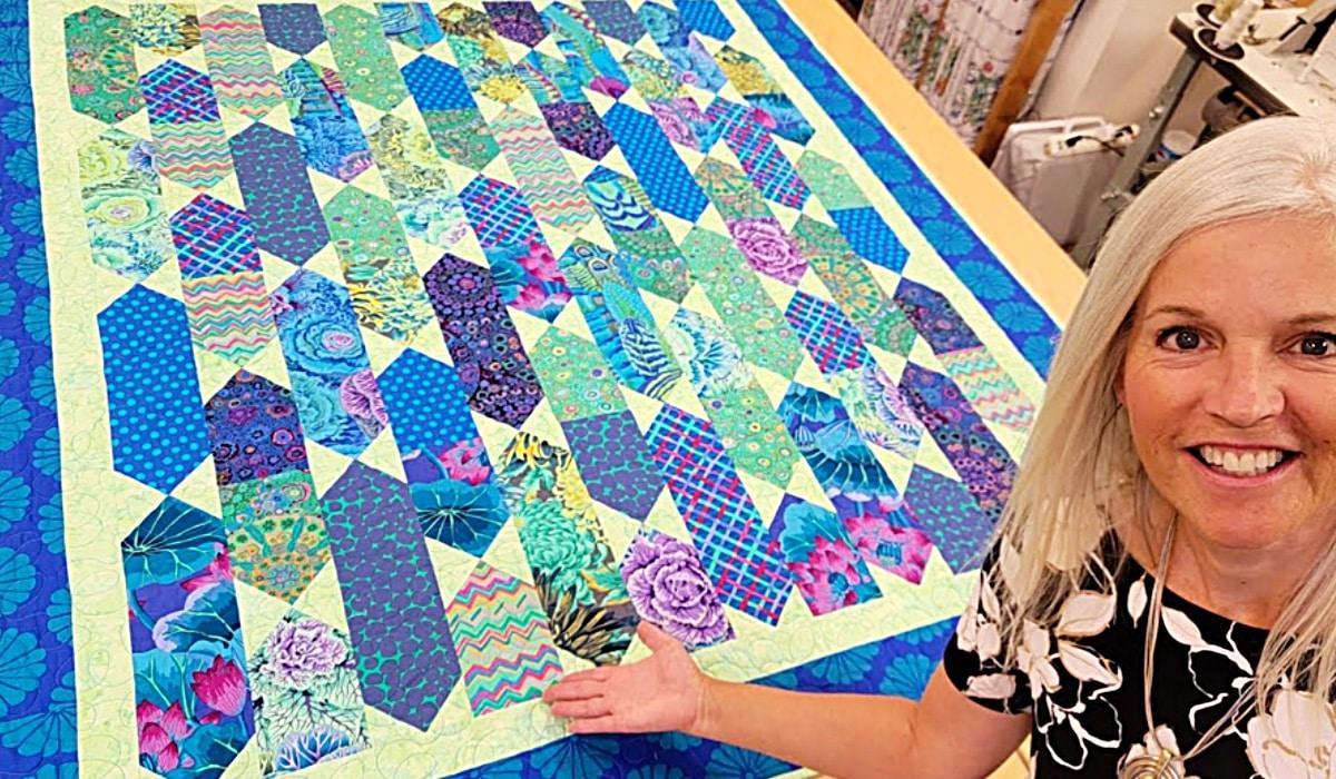 Fat Quarter Upstream Quilt With Donna Jordan
