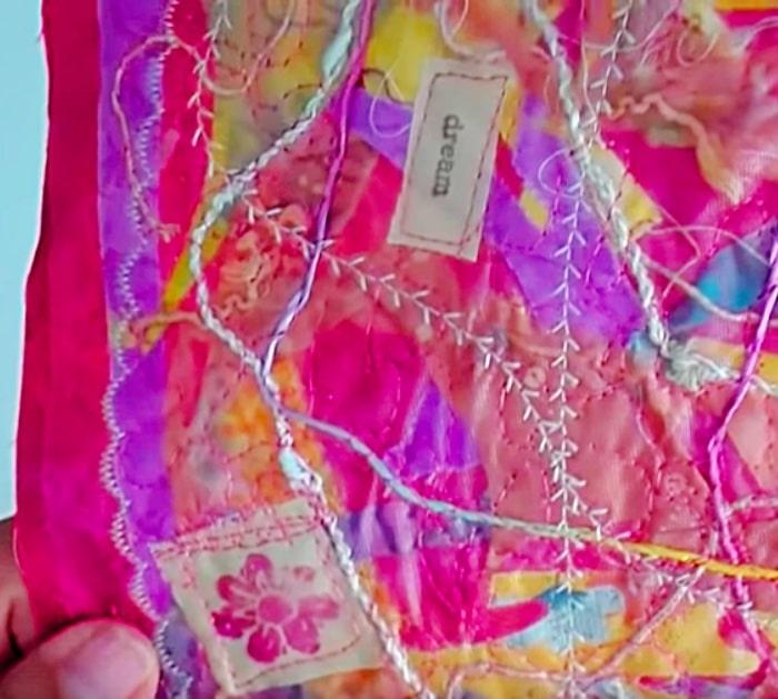 Learn how to make fabric from fabric scraps