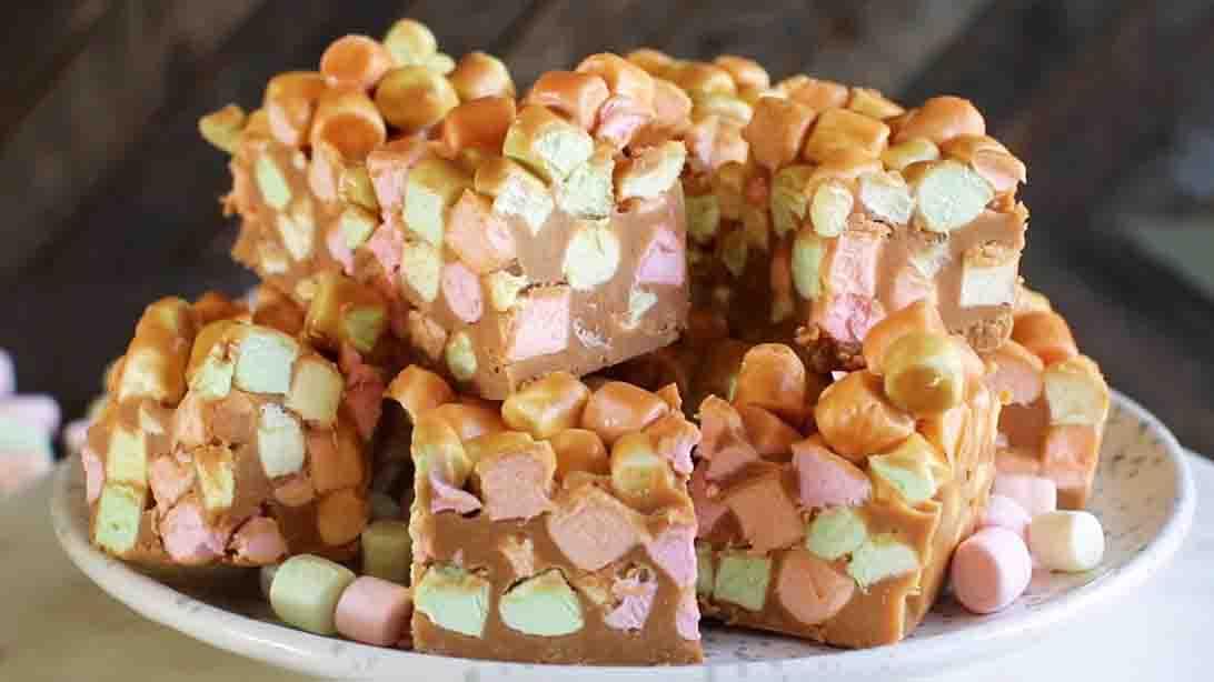Peanut Butter Marshmallow Squares Recipe
