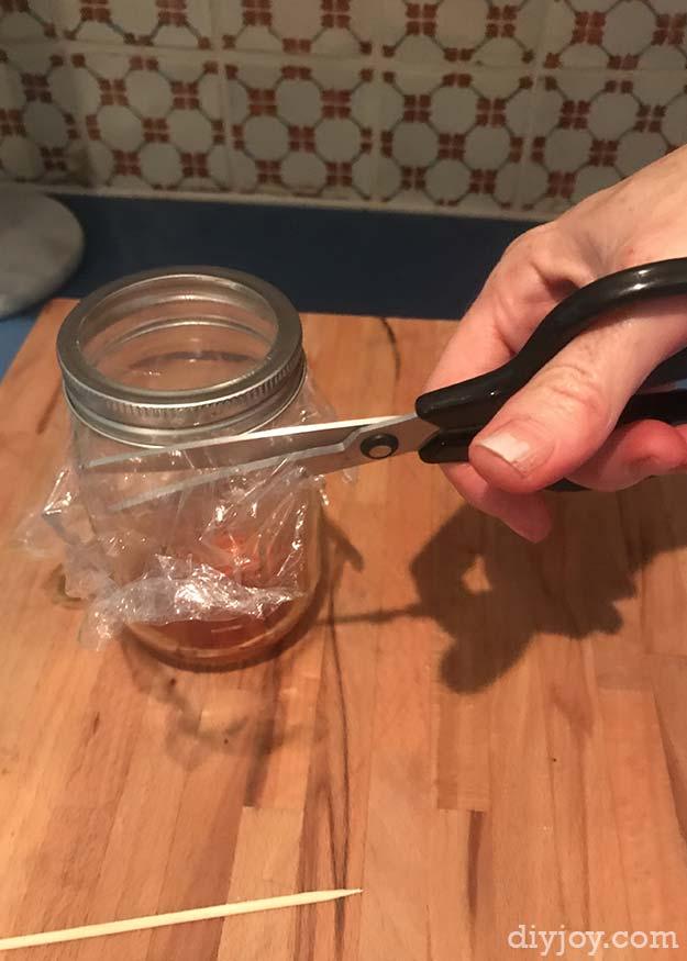 DIY Fly Trap for Kitchen -How to Make A Fruit Fly Trap
