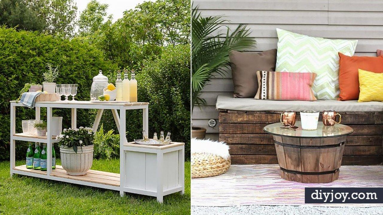 27 DIY Outdoor Furniture Ideas to Build This Year