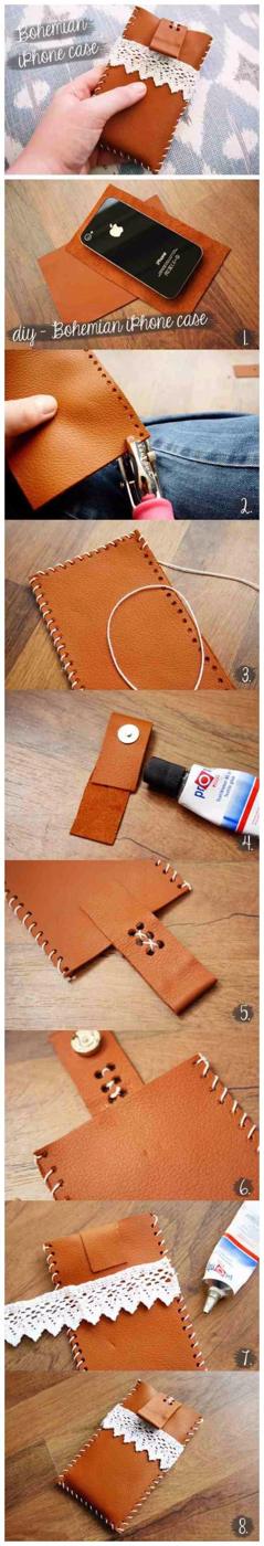 Bohemian Style Iphone Case, a handmade gift that actually gets used and better than a store bought version