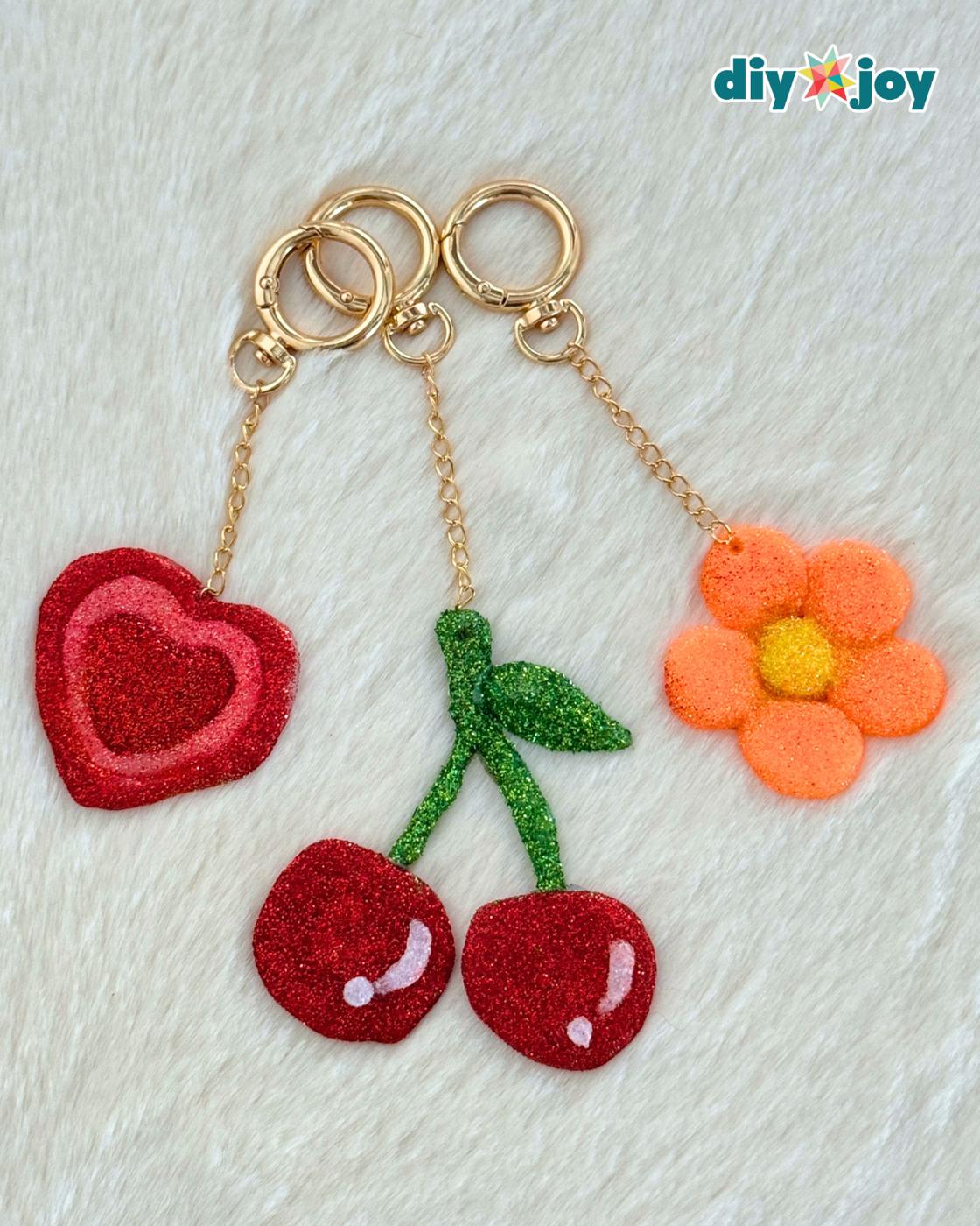 Hot Glue Keychain - hot glue cute diy keychain tutorial