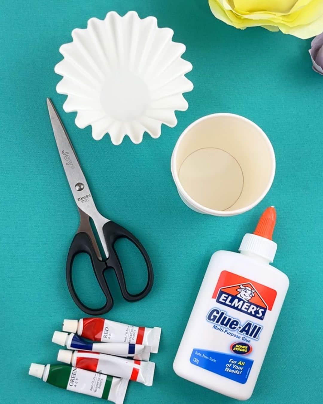 Coffee Filter Flowers — list of essential supplies
