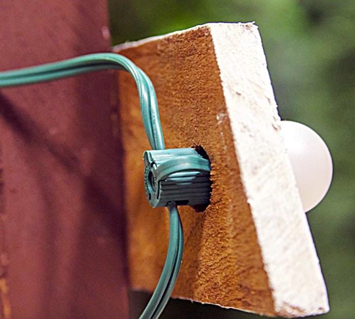 Learn to make a DIY Christmas Tree with marquee lights out of a recycled pallet